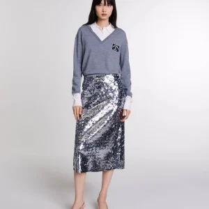 Falda con detalle de lentejuelas