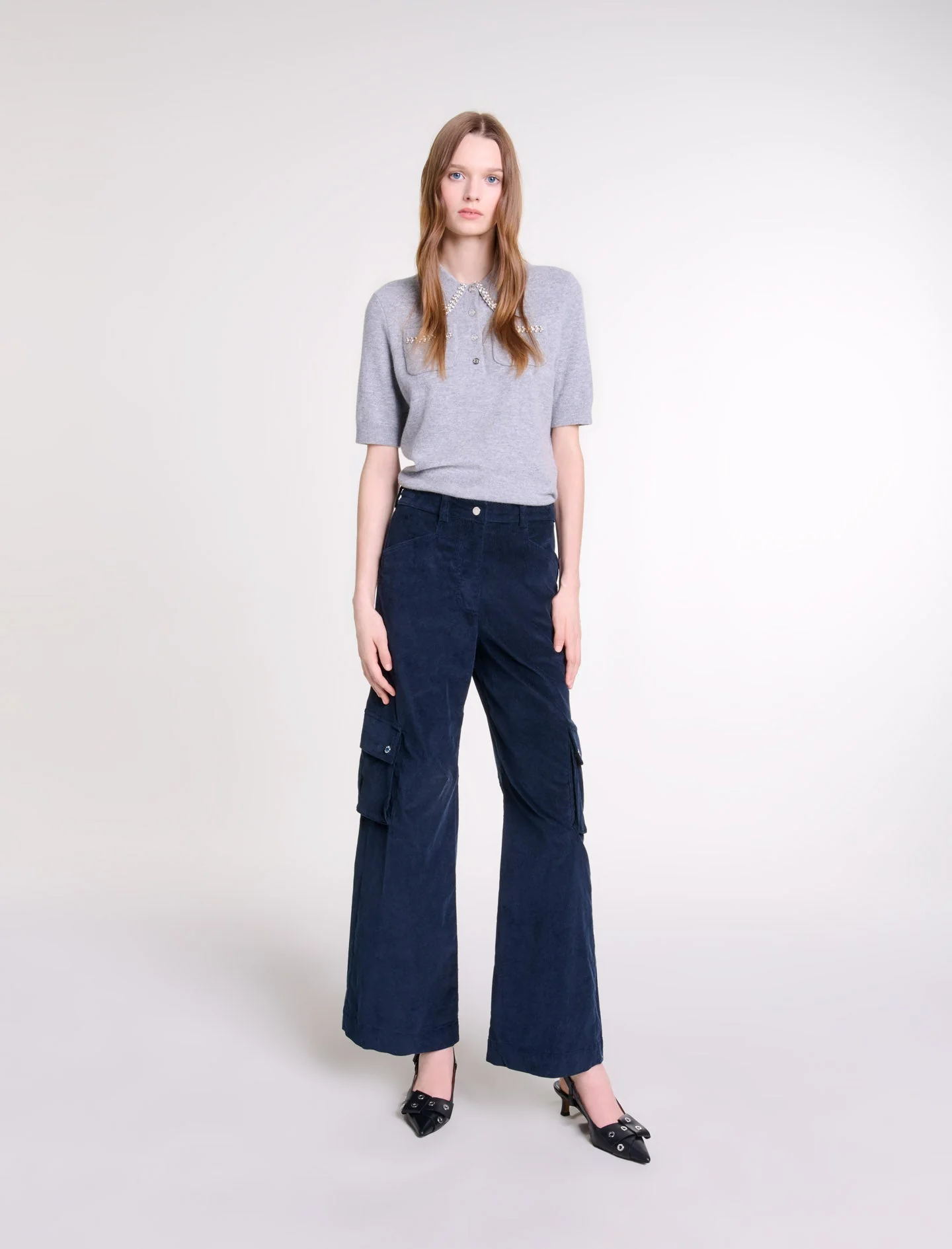 Pantalón cargo de pana