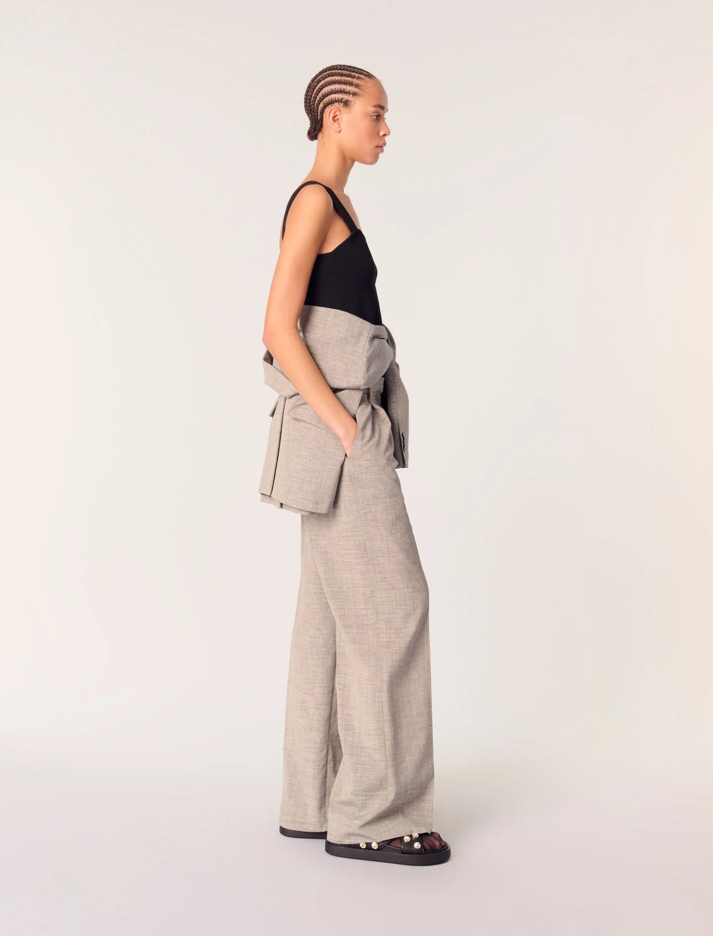 Pantalón sastre recto - Imagen 3