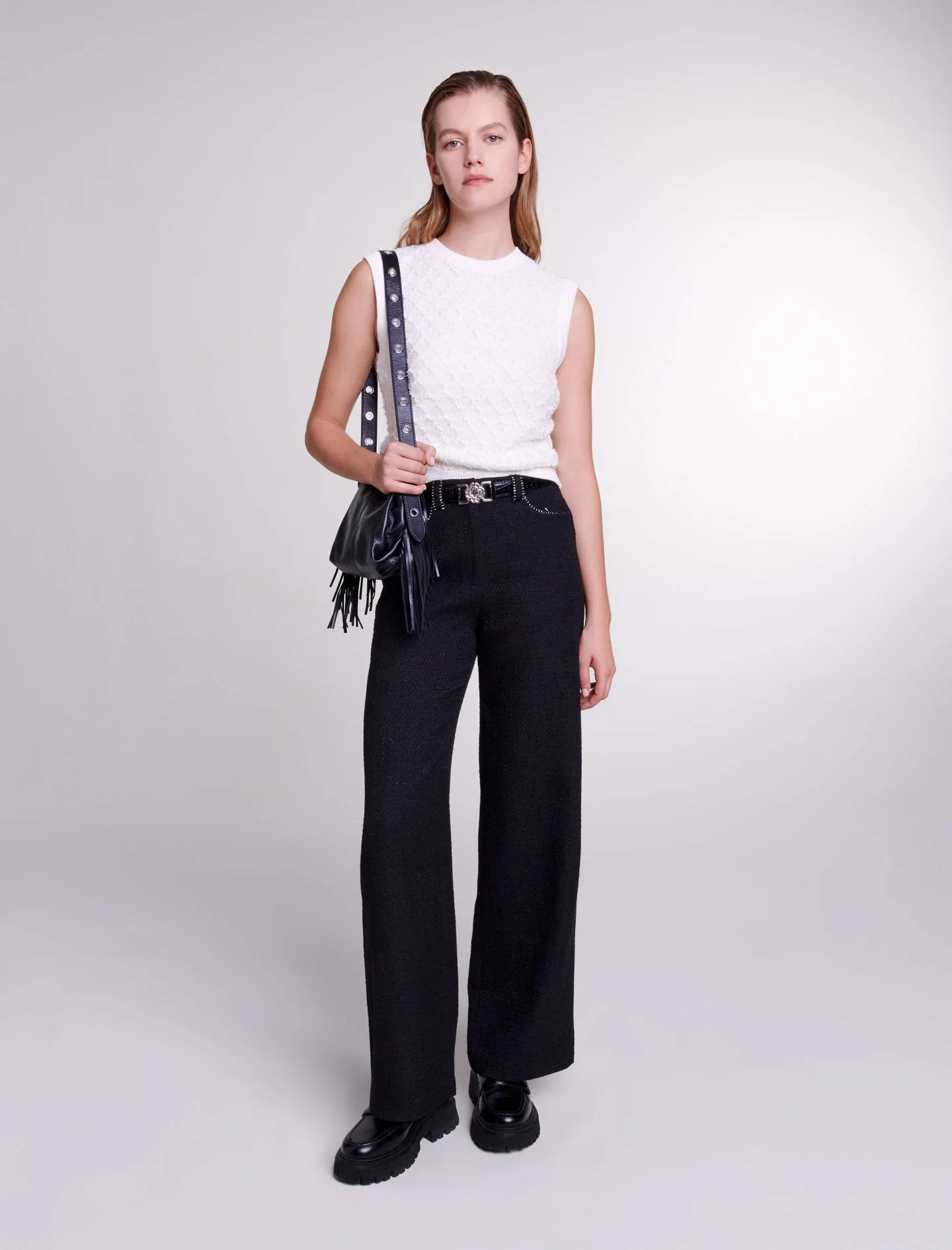 Jersey de punto sin mangas