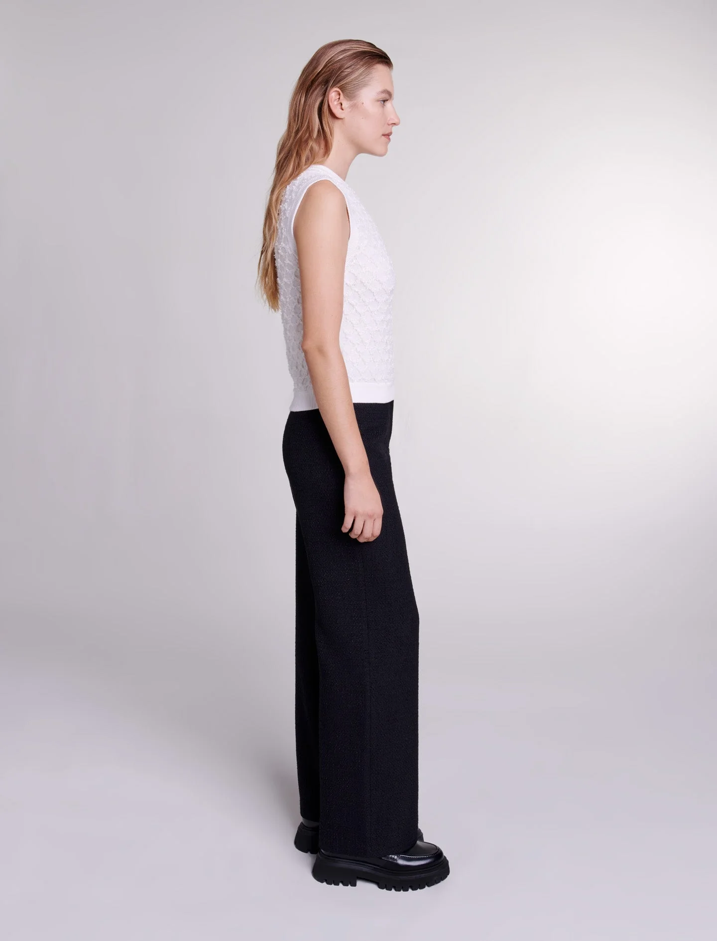 Jersey de punto sin mangas - Imagen 3