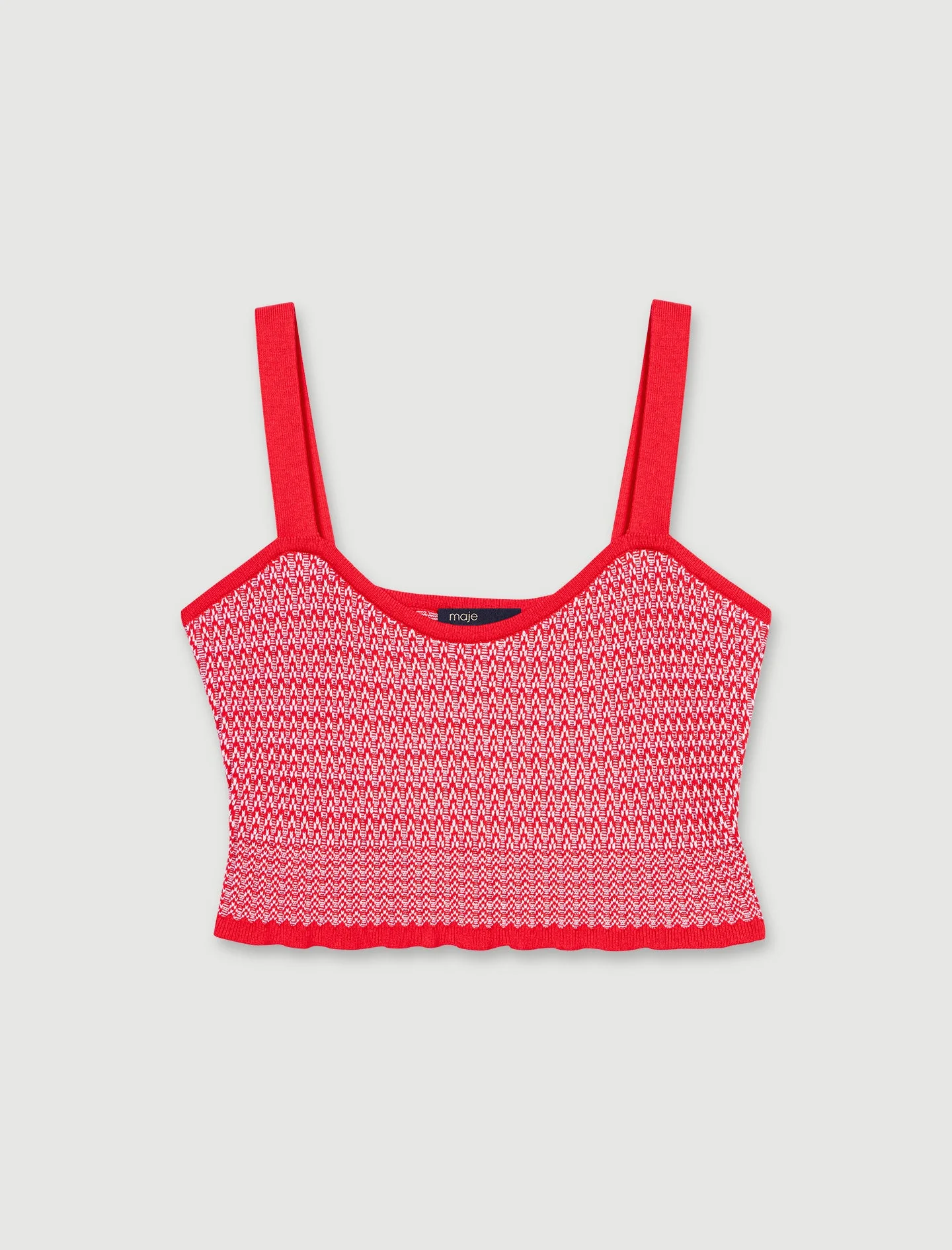 Twin set de punto motivo de espiga - Imagen 5