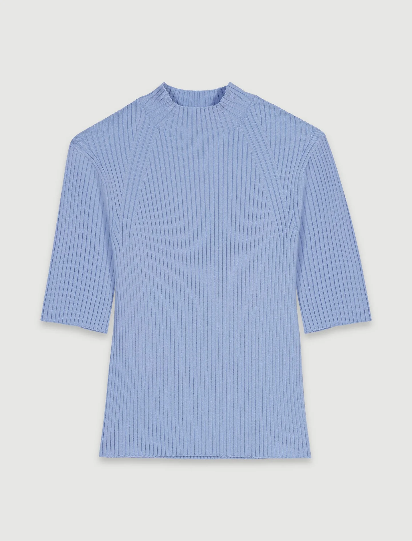 Top acanalado de algodón y seda - Imagen 4