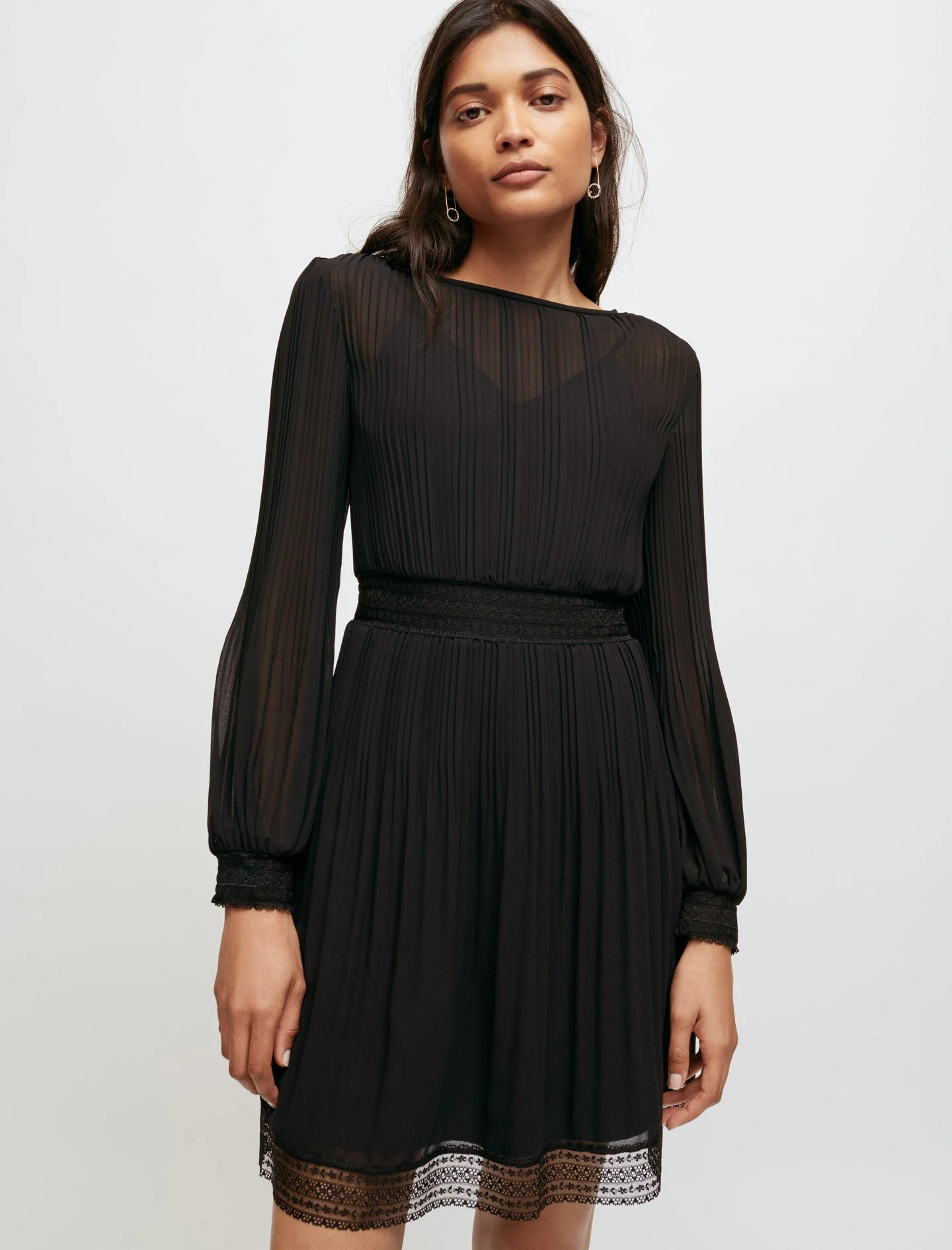 Vestido de baño muselín con cordones