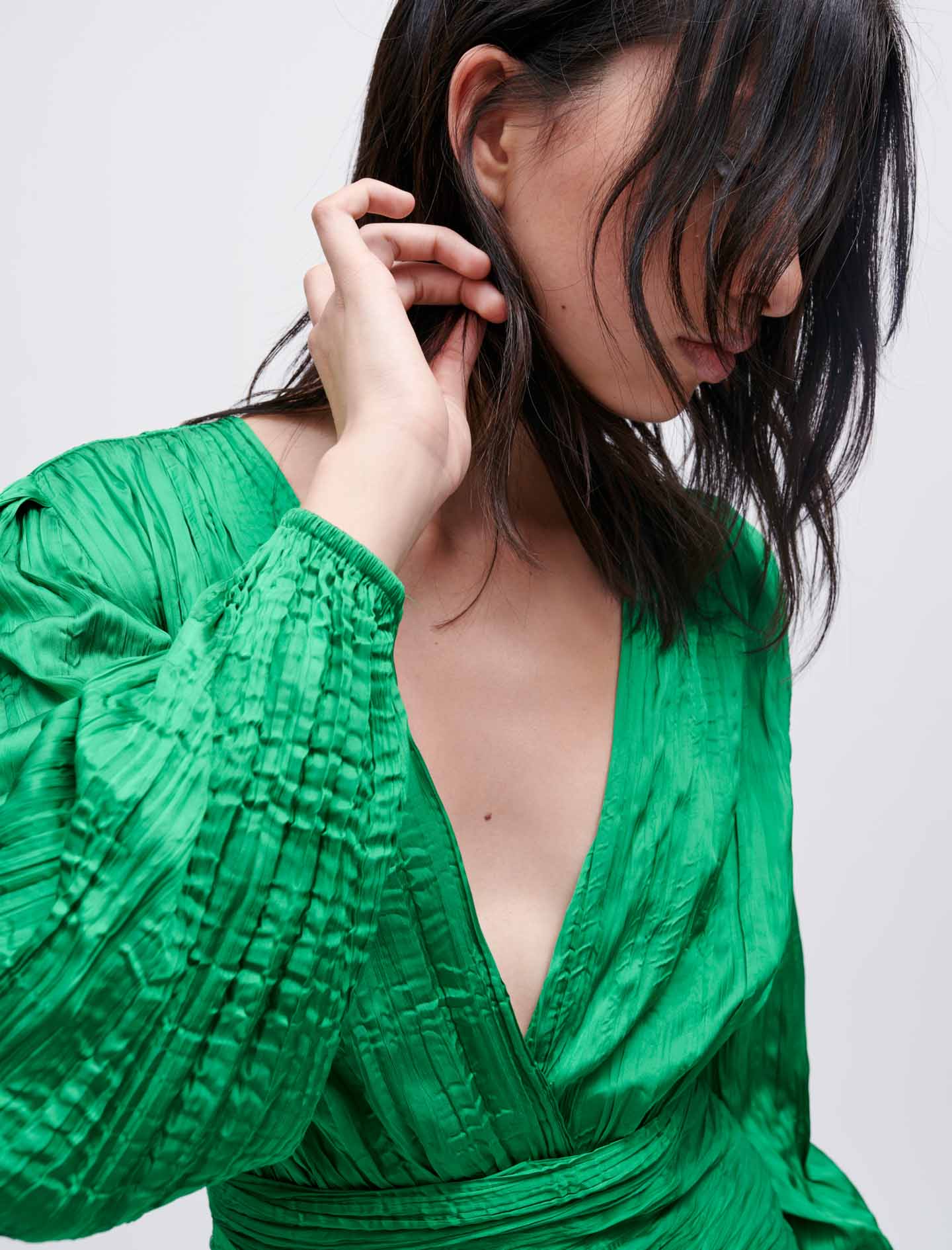 Vestido ajustado de lamé - Imagen 3