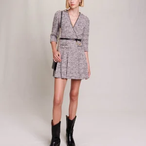 Vestido corto de tweed