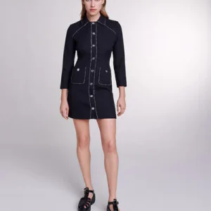 Vestido corto de tweed