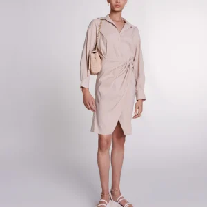 Vestido midi de lino