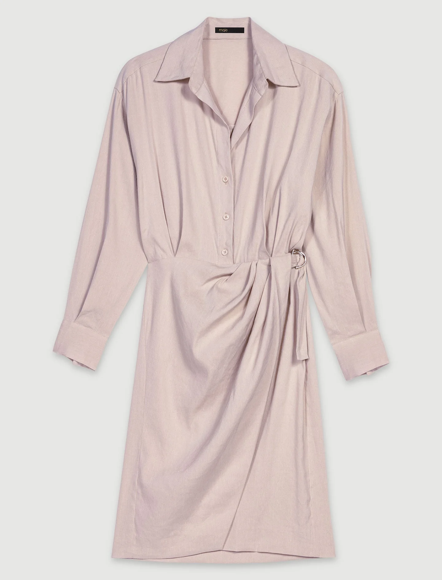 Vestido midi de lino - Imagen 5