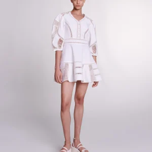 Vestido corto voluminoso