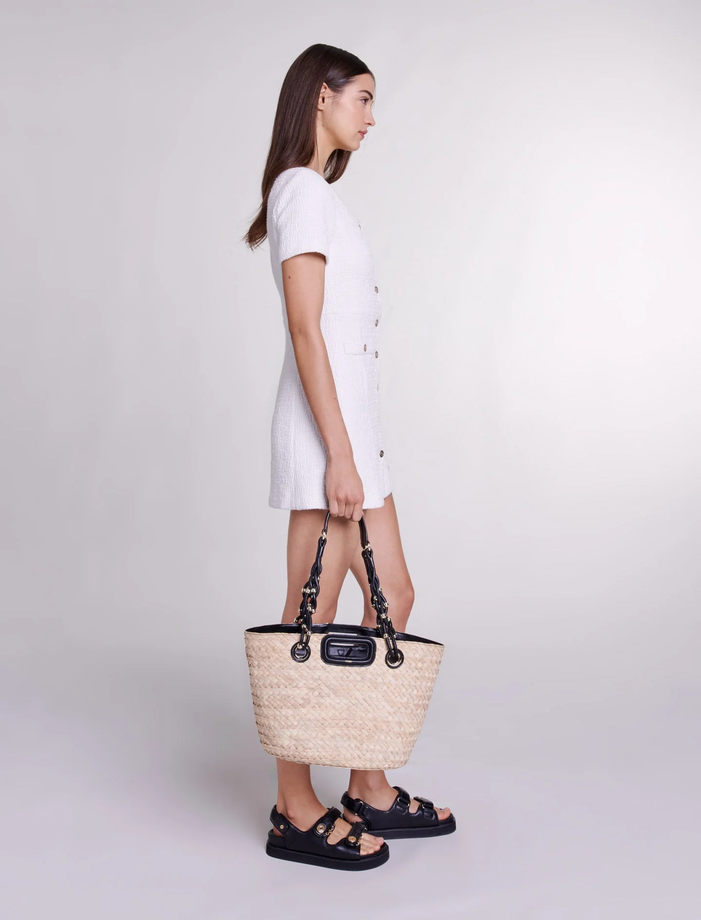 Vestido corto de tweed - Imagen 3