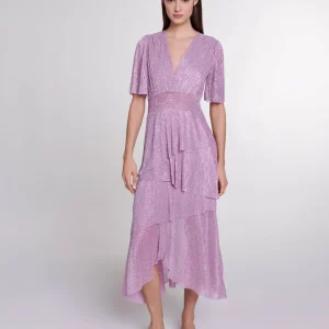 Vestido largo con volantes