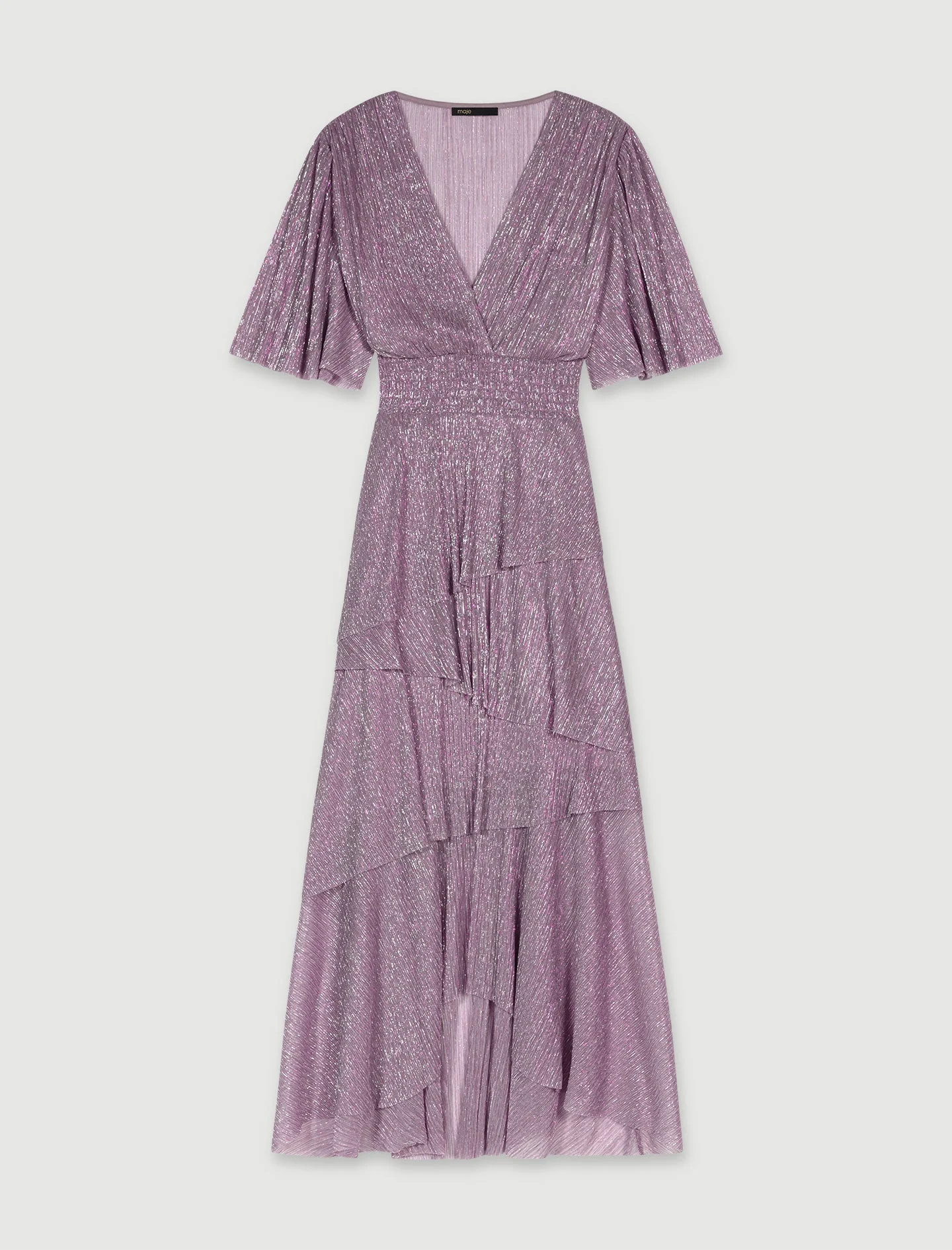 Vestido largo con volantes - Imagen 4