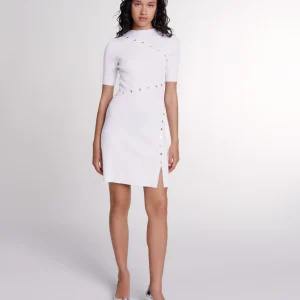 Vestido corto de punto