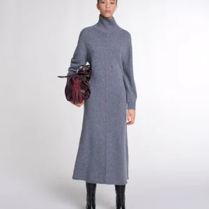 Vestido largo de punto