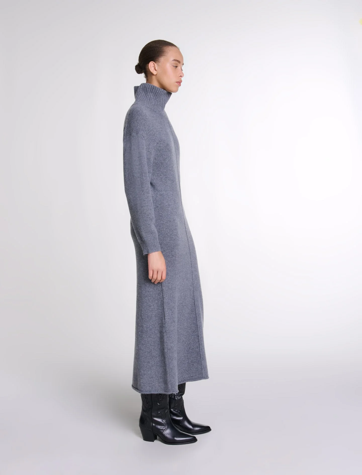 Vestido largo de punto - Imagen 3