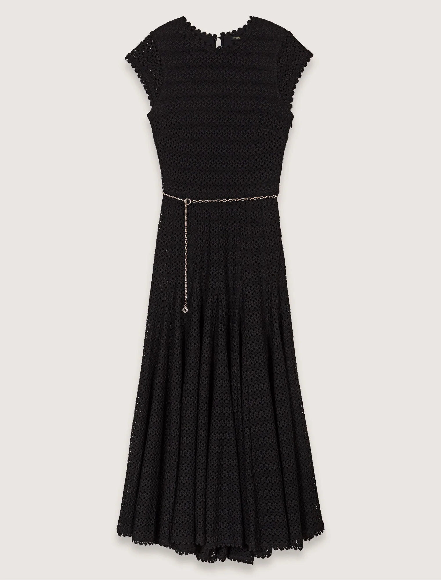 Vestido largo de ganchillo - Imagen 6