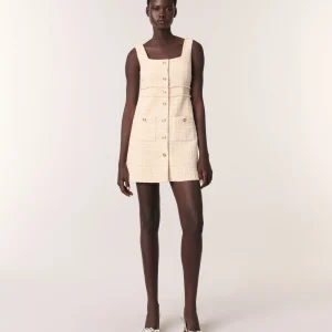 Vestido corto de tweed