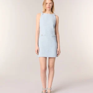 Vestido corto de tweed