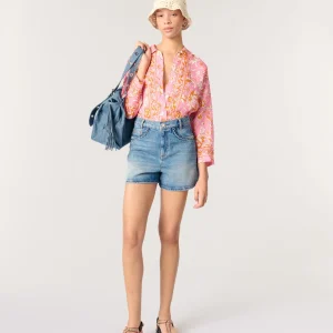 Short vaquero con galones trenzados