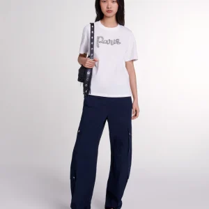 Camiseta «Paris» con pedrería