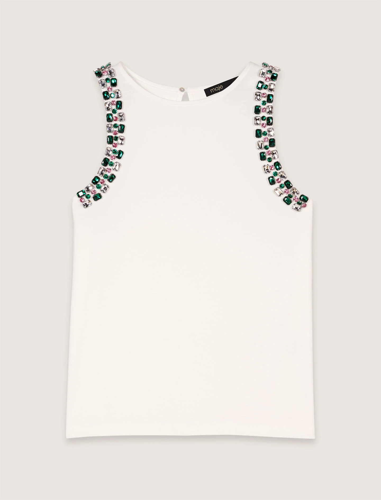 Camiseta de tirantes con strass - Imagen 4