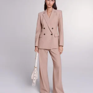 Chaqueta de traje a rayas