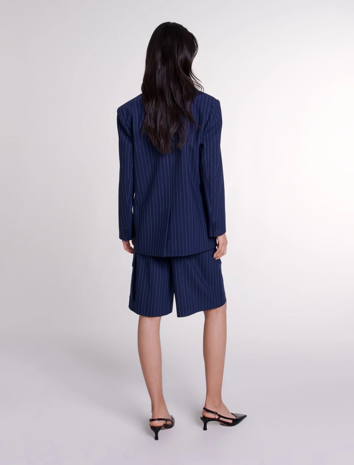 Chaqueta de traje a rayas - Imagen 4