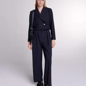 Chaqueta de traje corta