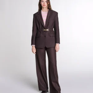 Chaqueta sastre con cinturón