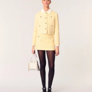 Chaqueta corta de tweed y lúrex