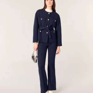 Chaqueta 4 bosillos de tweed