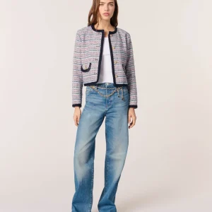 Chaqueta corta de tweed