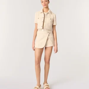 Chaqueta corta de tweed