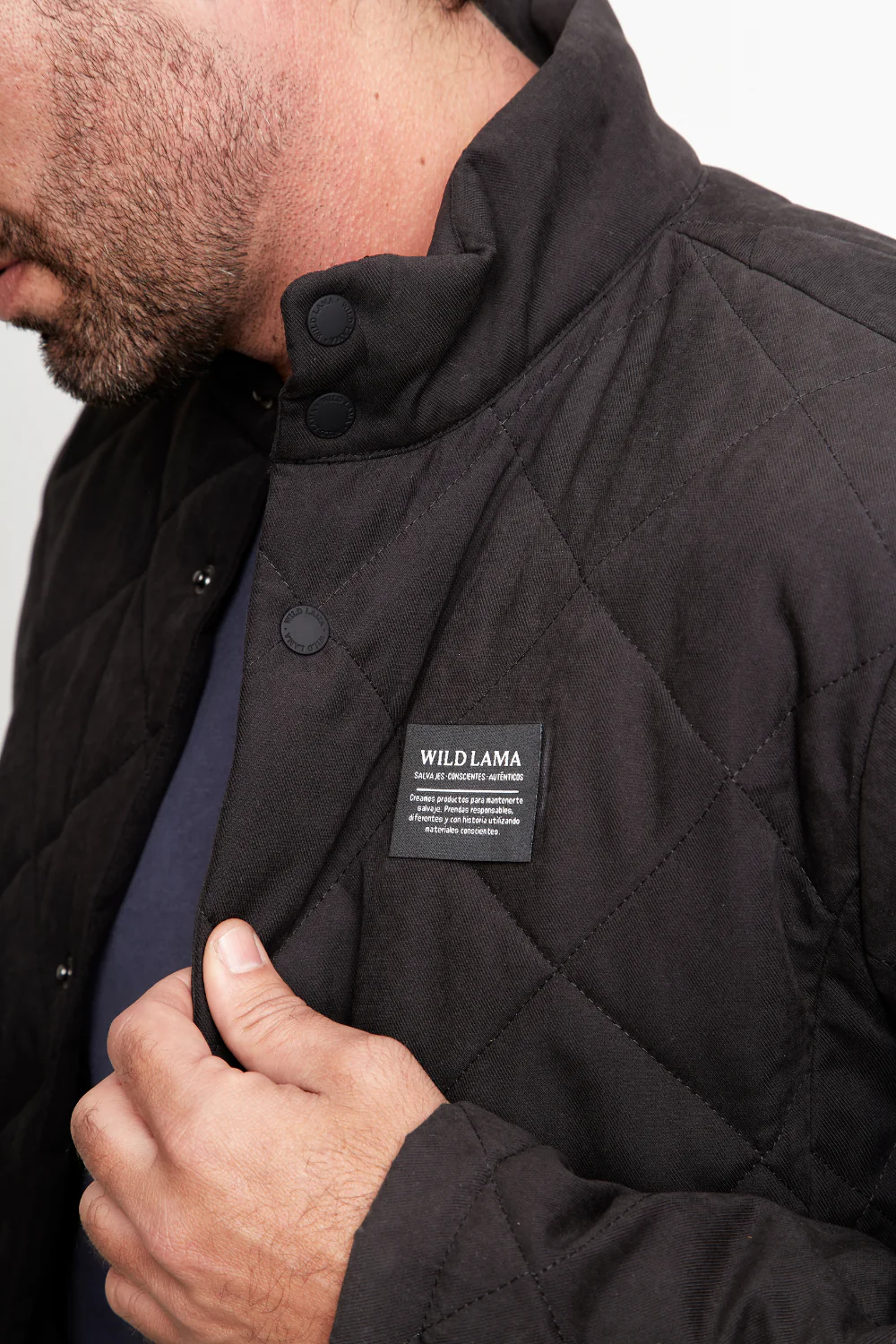 Parka Baker Reciclada Negro Hombre - Imagen 6