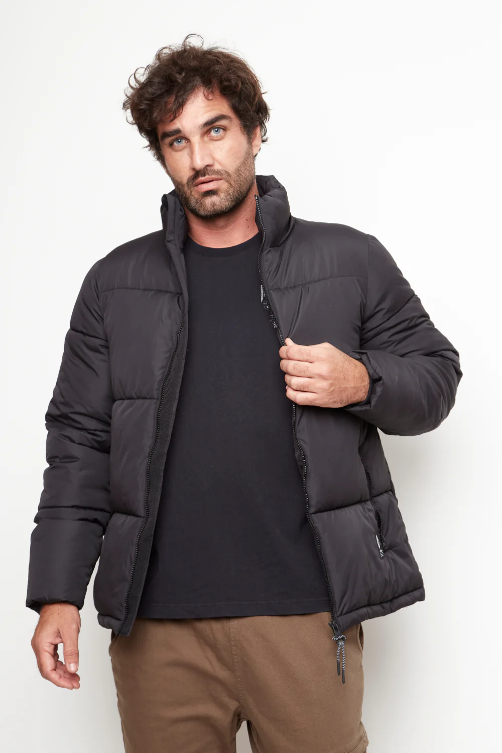 Parka Lauca Reciclada Negra Hombre - Imagen 4