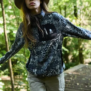 Polar Lava Reciclado Print Negro Mujer