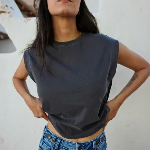 Polera Lilia Orgánica Gris Mujer