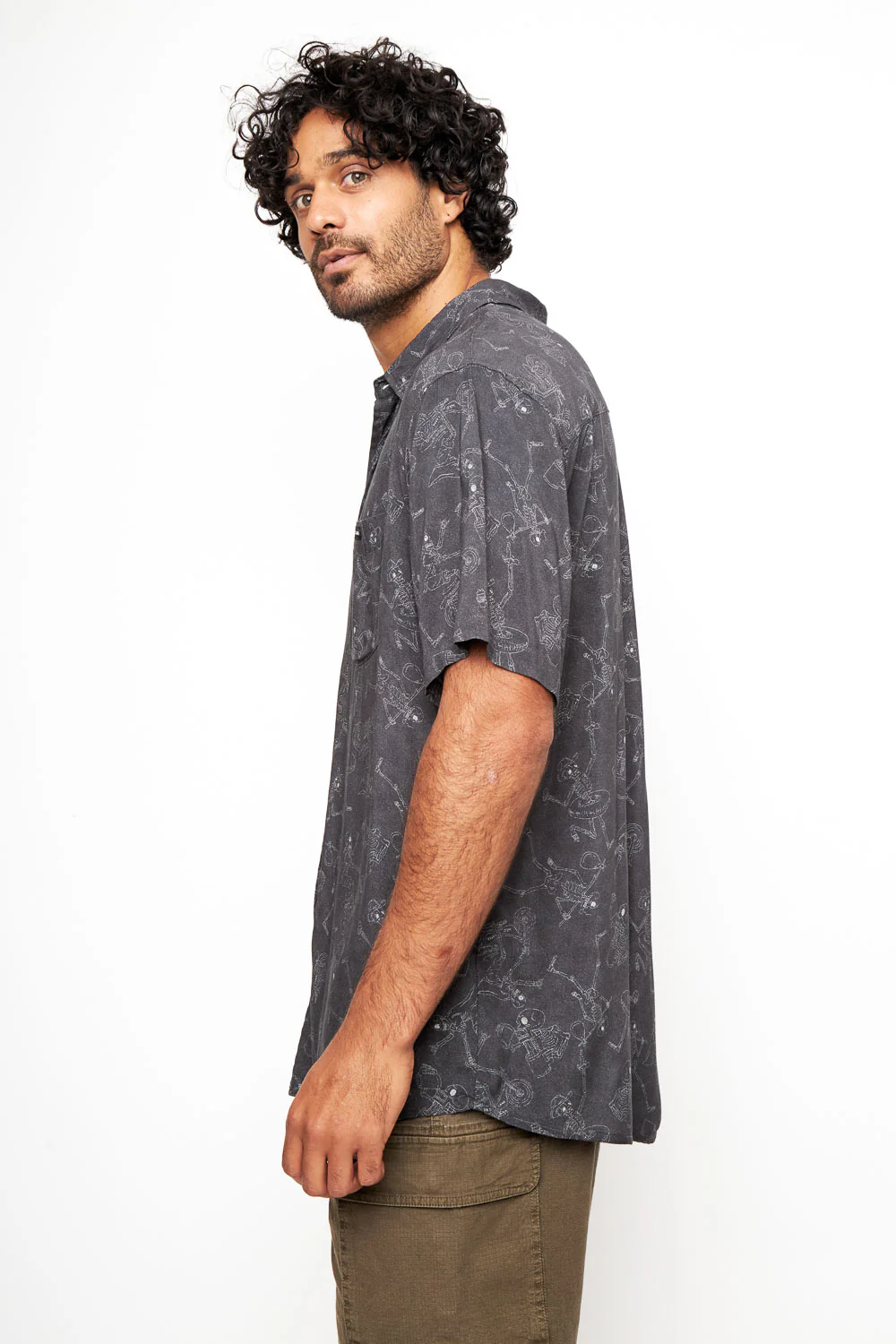 Camisa Mero Calaveras Hombre ECOVERO™ - Imagen 5