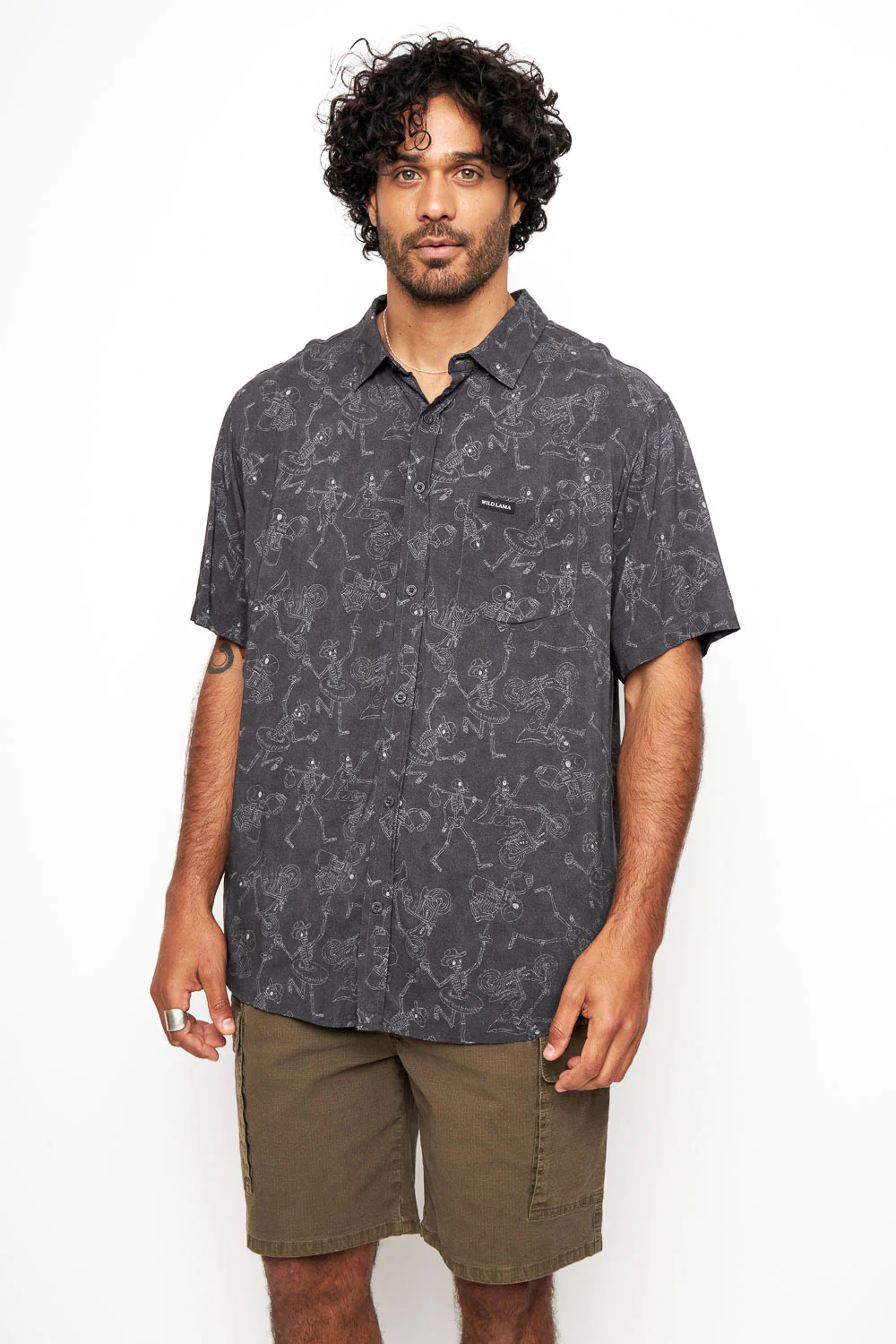 Camisa Mero Calaveras Hombre ECOVERO™ - Imagen 3