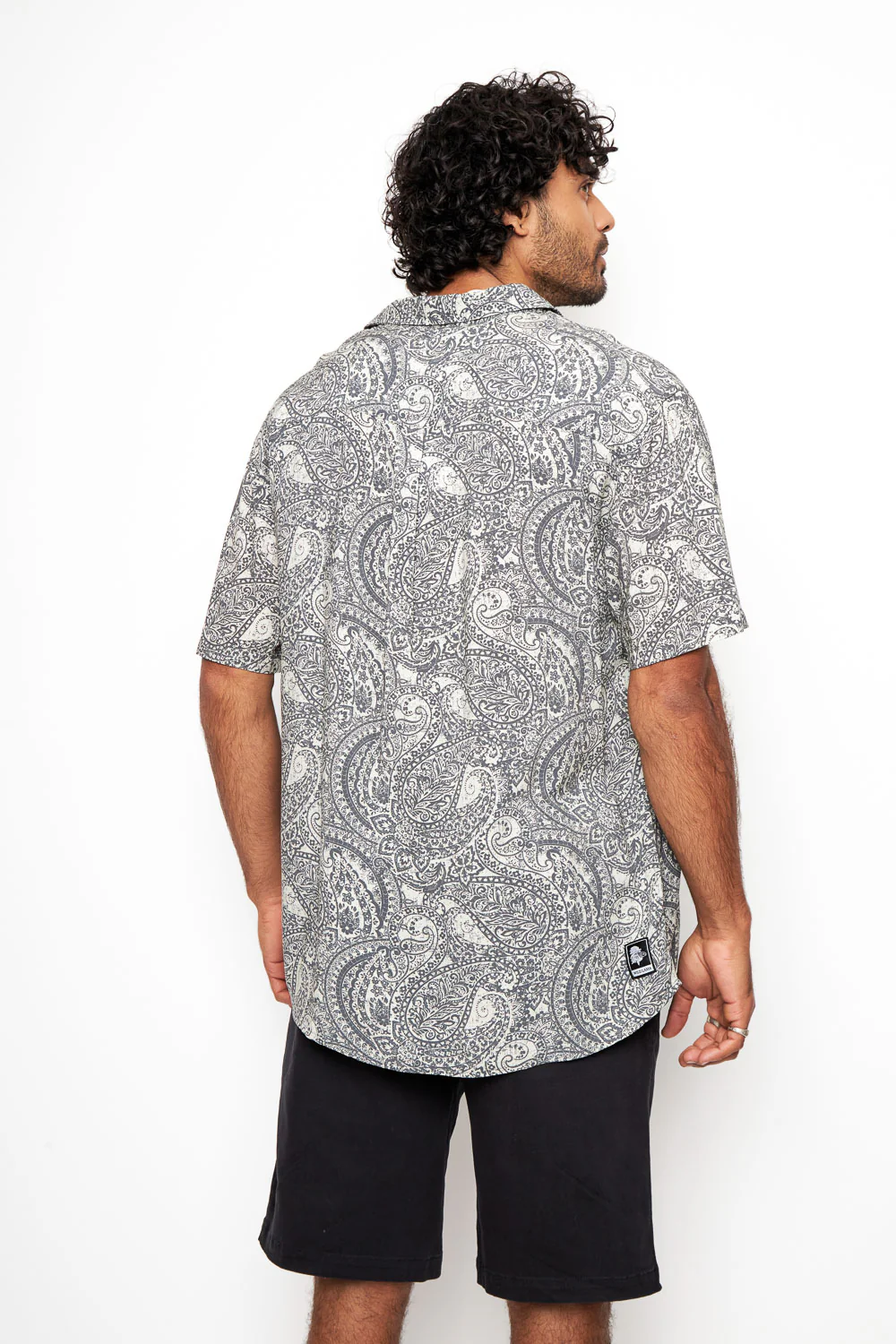 Camisa Mero Paisley Azul Hombre ECOVERO™ - Imagen 5