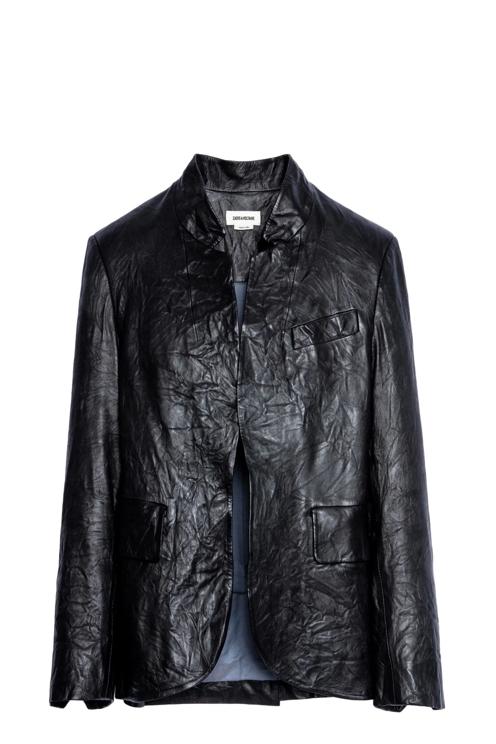 Saco Verys Cuir Froisse Noir - Imagen 7