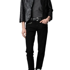 Saco Verys Cuir Froisse Noir