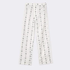 Pantalón bordado cenefa