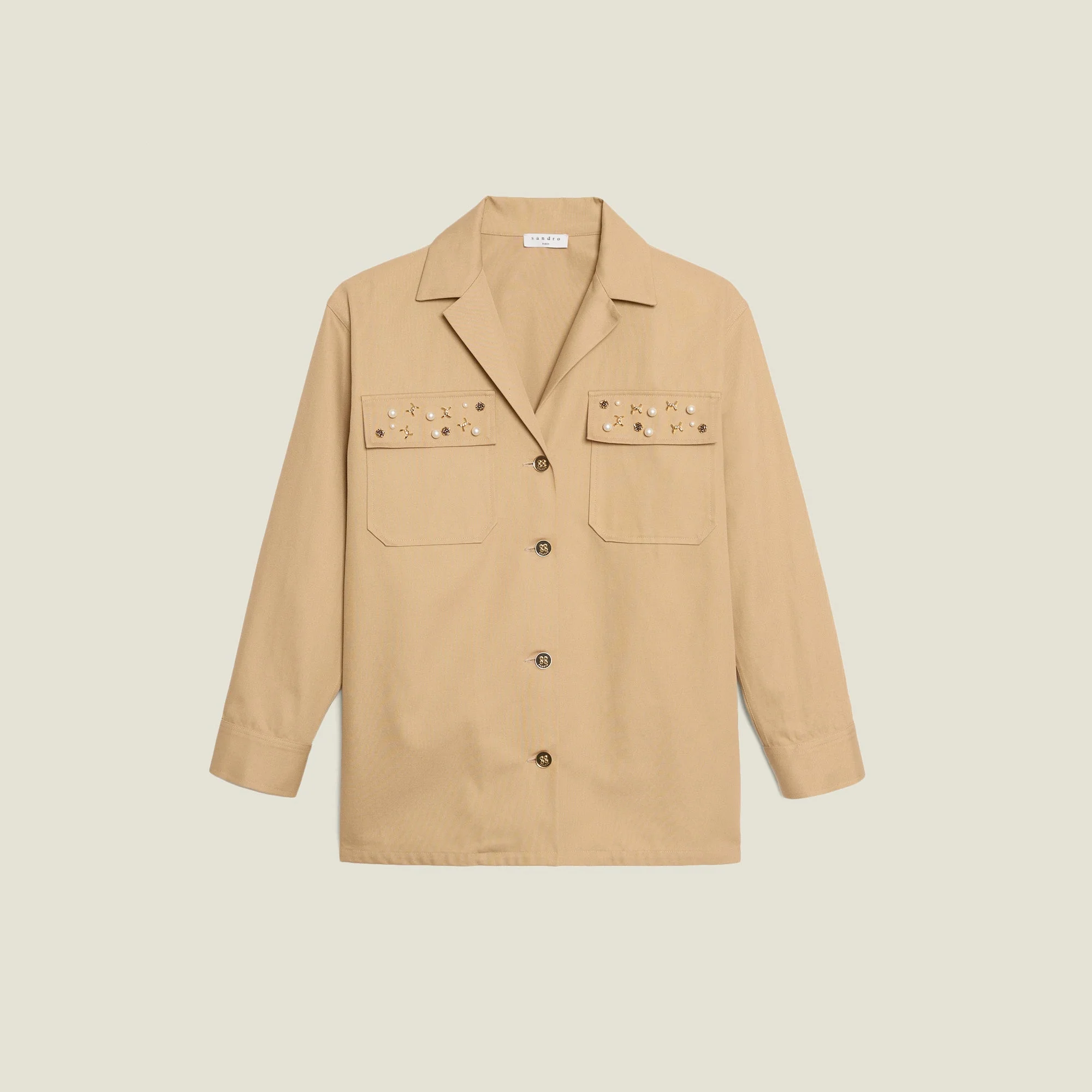 Chaqueta camisera con adornos Aha - Imagen 6