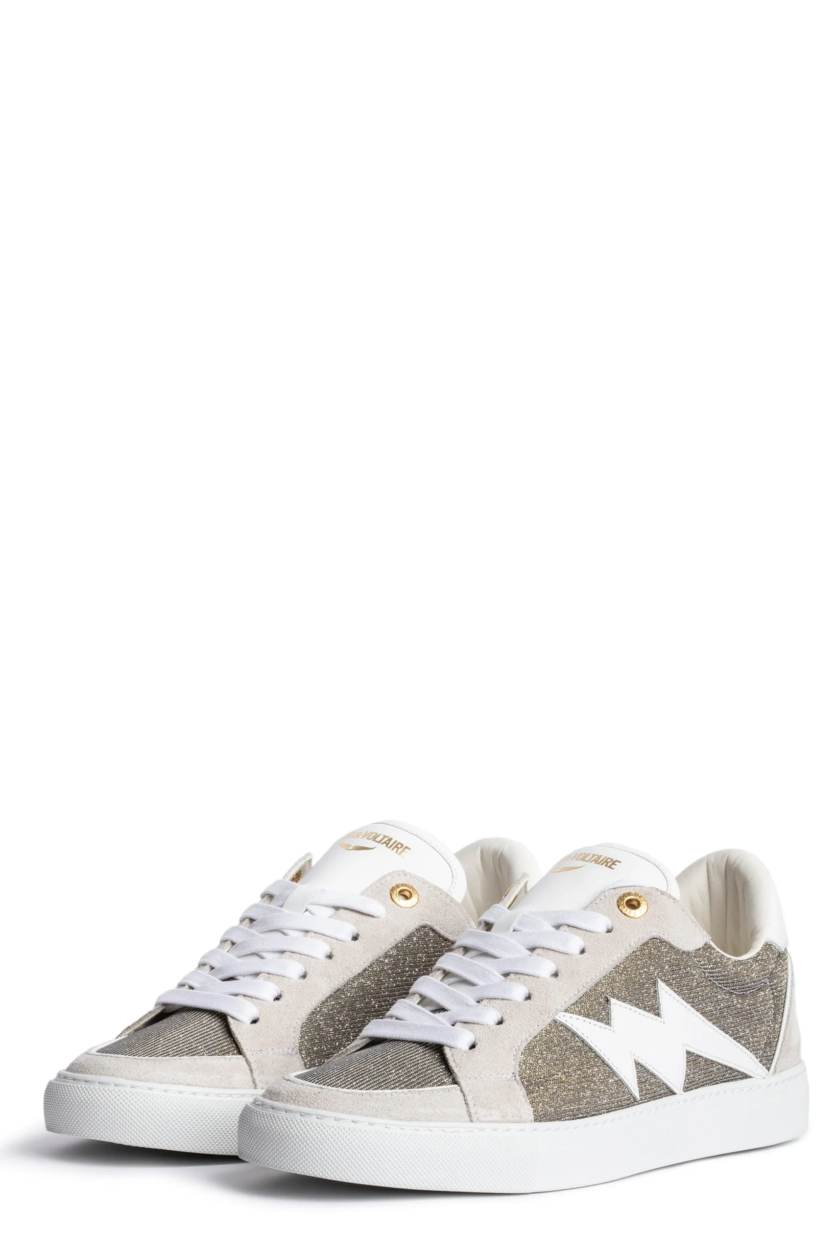 Sneakers Zv1747 Sparkle Sneakers Silve - Imagen 3