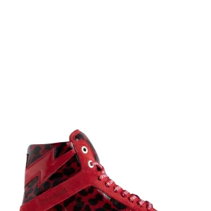 Sneakers High Flash Shiny Rojo