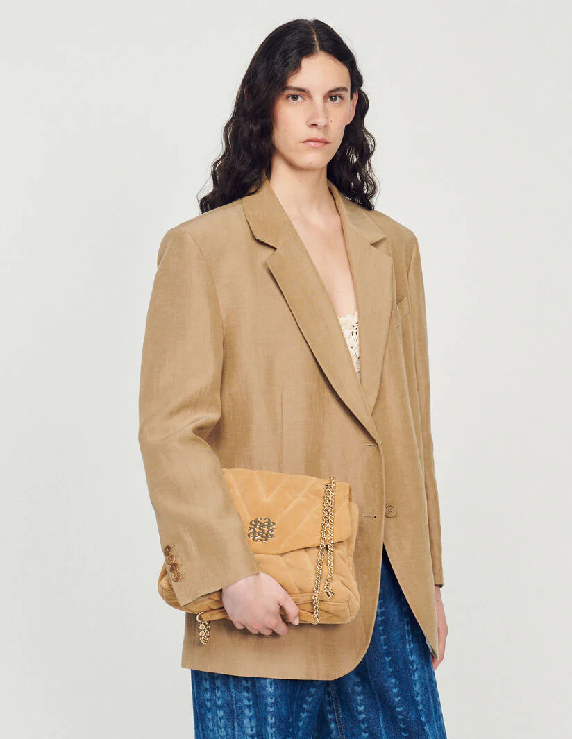 Bolso Mila de ante acolchado - Imagen 5