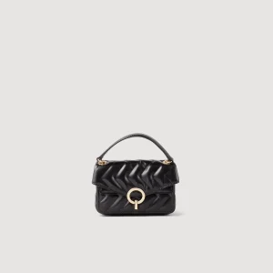 Minibolso Yza de cuero liso