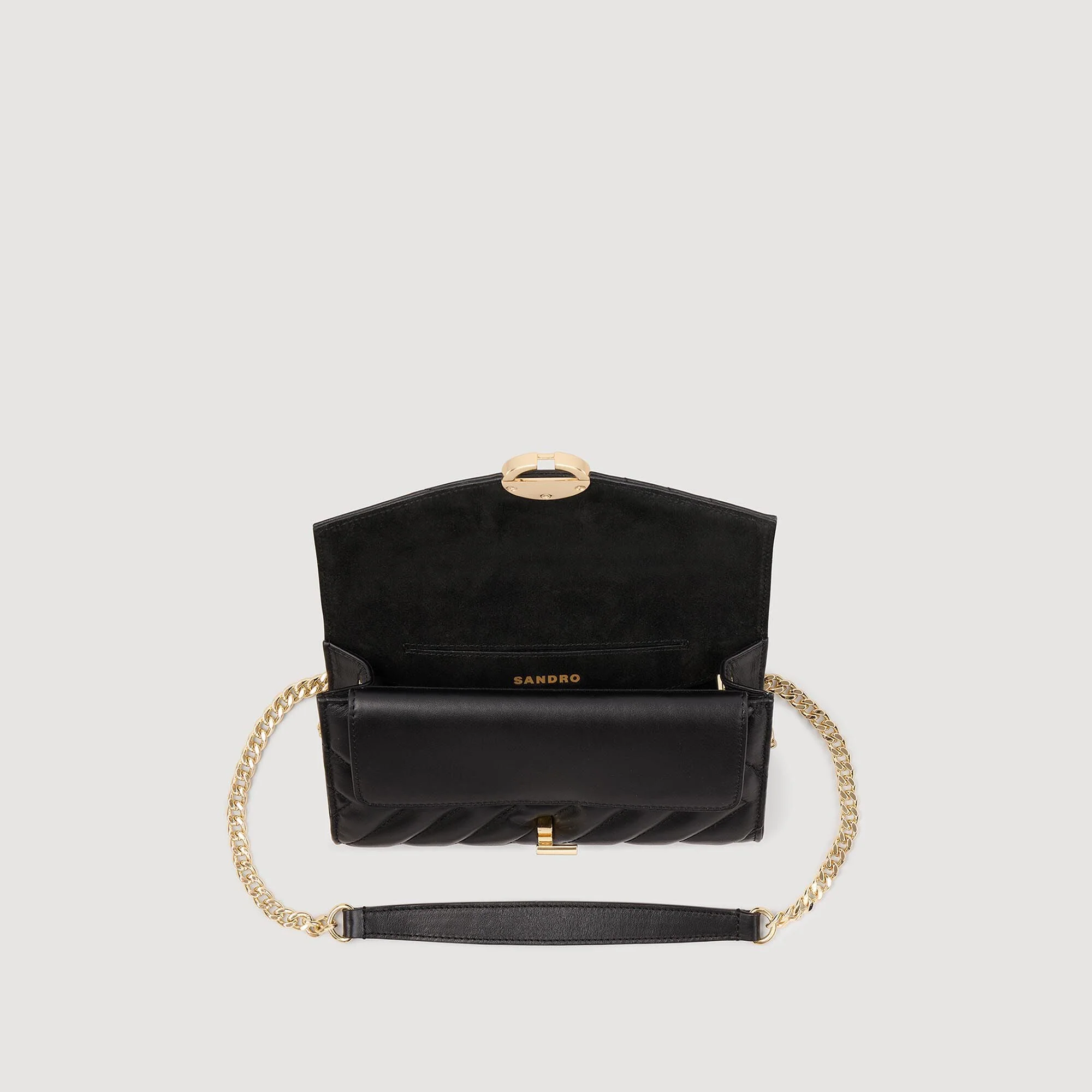 Cartera bandolera de cuero - Imagen 3